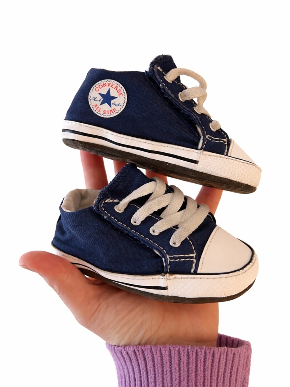 Baby Converse Shoes Blue Size 4